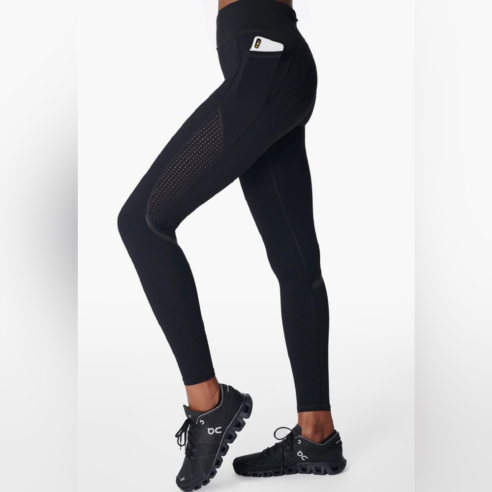 NEW! Sweaty Betty London workout 7/8 leggings| Color Black| Size XXS